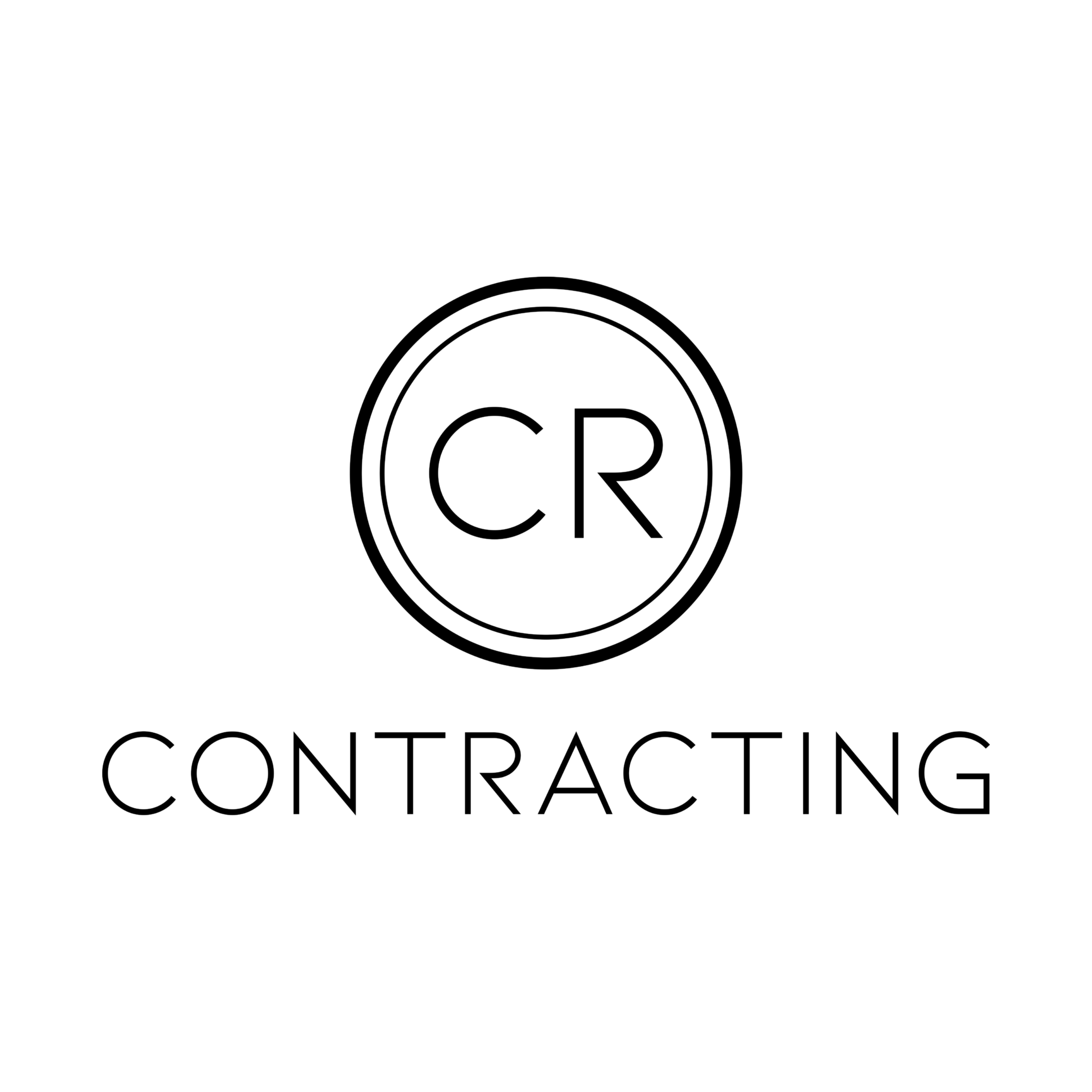 CR Contracting logo
